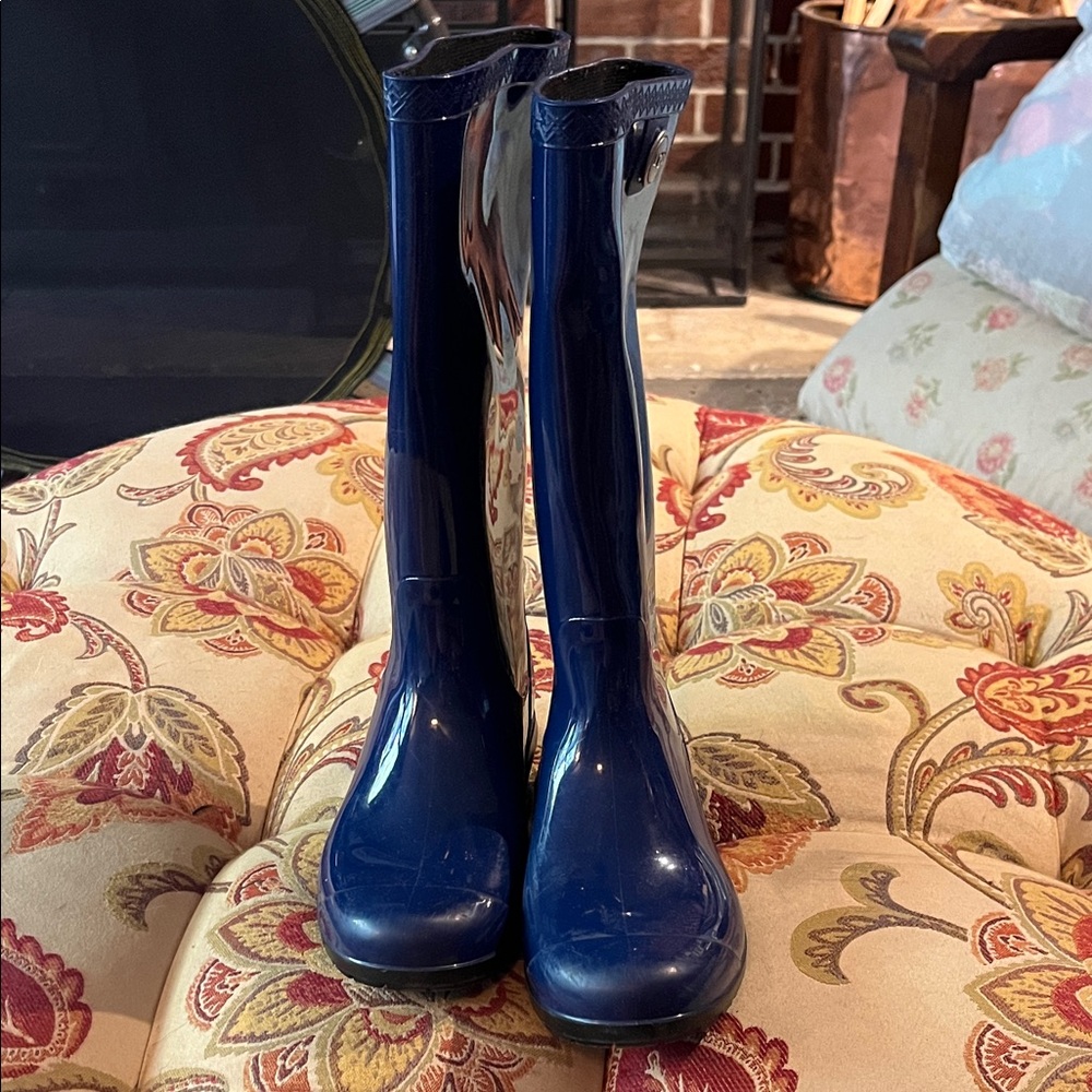 UGG Navy Blue Rain Boots